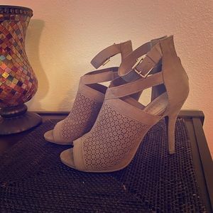 LC Lauren Conrad Open Toe Heels
